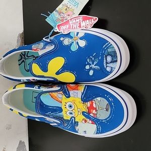 Vans SpongeBob SquarePants Slipon Men’s 8.5, Women's 10